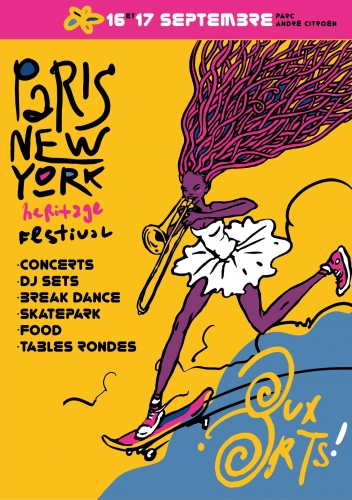 paris new york heritage festival, concert, musique, festival, guts, fooding, mongolfière, jupiter & okwess, kyoto jazz massive, jazz, skatepark, breakdance, paris, 2023