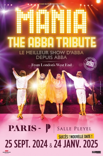 Mania, Abba, Tribute, tournée, 2024, Salle Pleyel