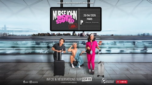 Nurse John Nouveau spectacle The Short Staffed Tour Le 20/04/2026 à la Salle Pleyel à Paris Spectacle en anglais non sous-titré